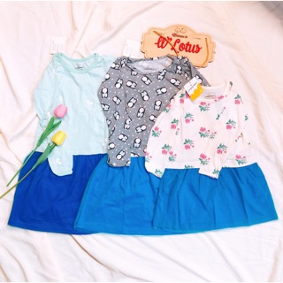 Váy cotton thu đông cho bé gái jumping beans size 2-7t