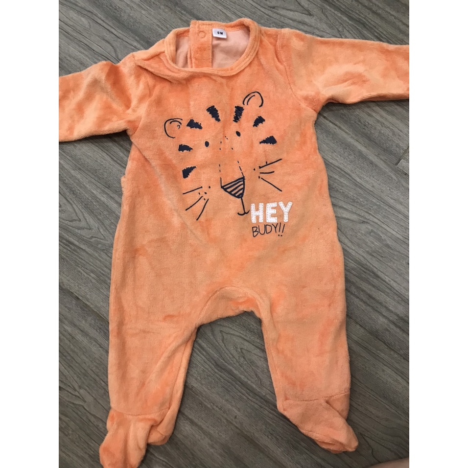 Body nhung dài bé trai + gái size bé từ sơ sinh đến 24 tháng