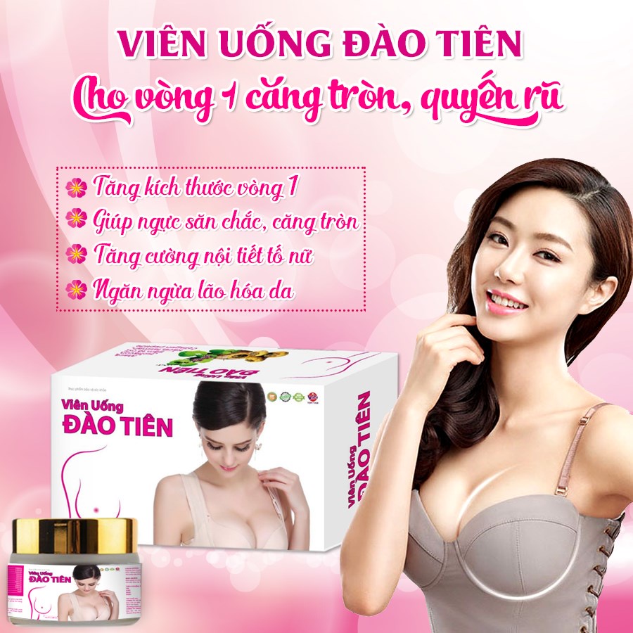 Viên Uống Nở Ngực Đào Tiên Vạn Tam Chính Hãng Giúp Săn Chắc Giảm Chảy Xệ Và Tăng Kích Thước Vòng Một Hiệu Quả Tại Nhà