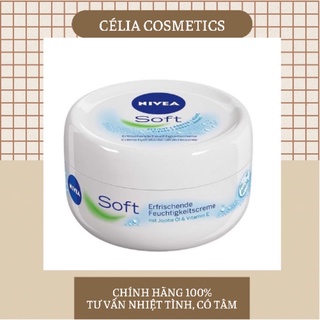 Kem dưỡng ẩm dưỡng da Nivea Soft 200ml dịu nhẹ mềm mịn trắng da
