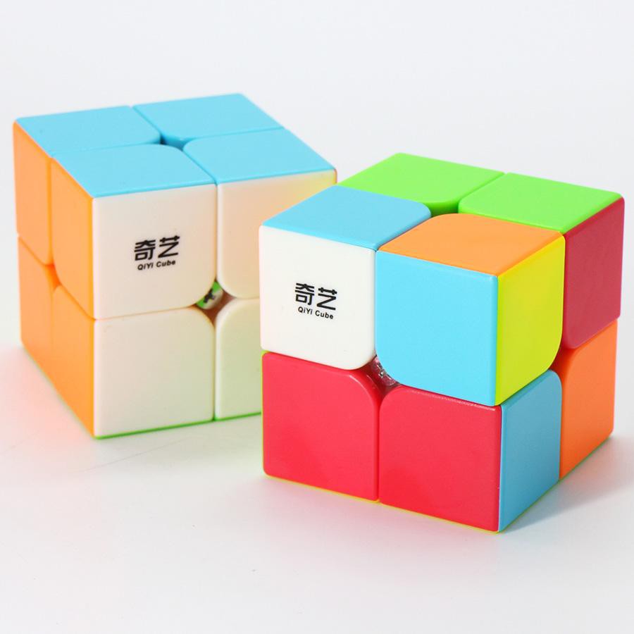 Đồ Chơi Rubik Qiyi S 2x2 Stickerless - Rubik 2x2 QiYi 2 Tầng Khối Lập Phương Ma Thuật