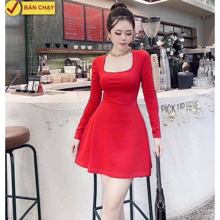 💥 ĐẦM THUN BORIP KHOÉT EO LỆCH VAI TÔN DÁNG SIÊU XINH 💥(Ms:BD01) | BigBuy360 - bigbuy360.vn