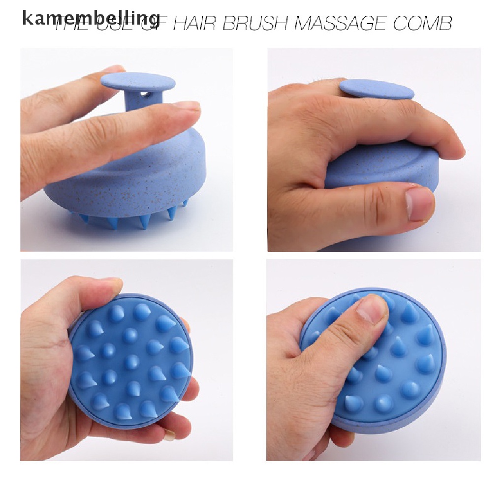 Lược Silicone Dùng Mát Xa Da Đầu Khi Tắm Tiện Dụng
