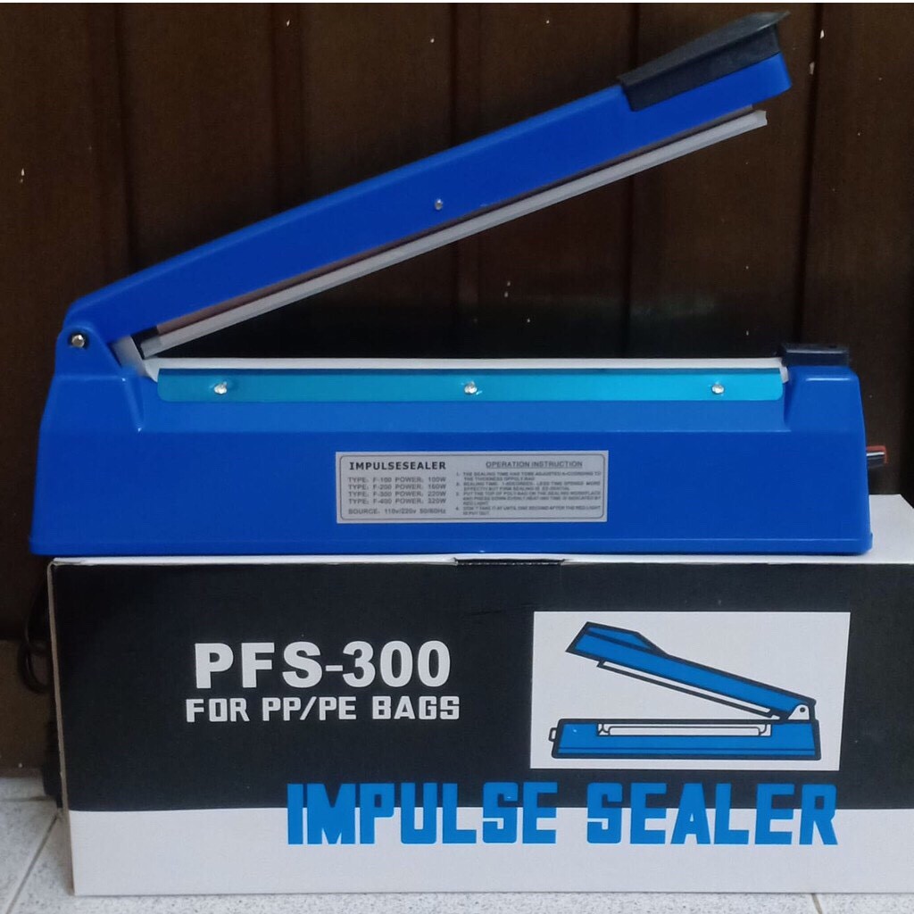 [GIẢM GIÁ] Máy hàn miệng túi Impulse Sealer PFS 300 (300mm),Máy hàn miệng túi bằng tay PFS300 - 30cm