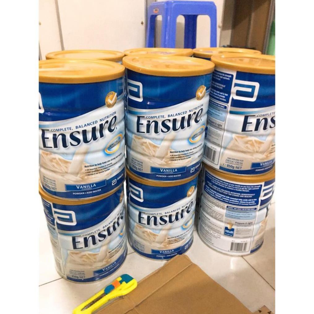 (Date 2021) Sữa Ensure Úc 850gr
