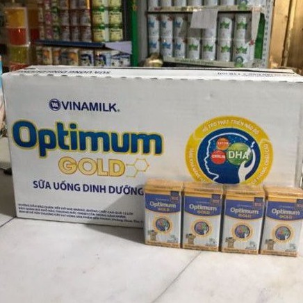 8 hộp Sữa bột pha sẵn Optimum gold 110ml