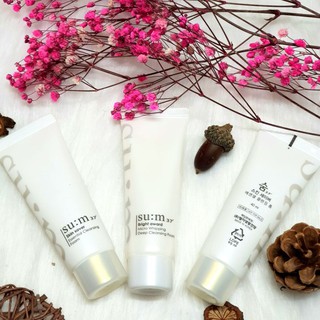 Combo 3 tuýp sữa rửa mặt Su:m37 40ml làm sạch sâu Skin Saver Essential Cleansing Foam
