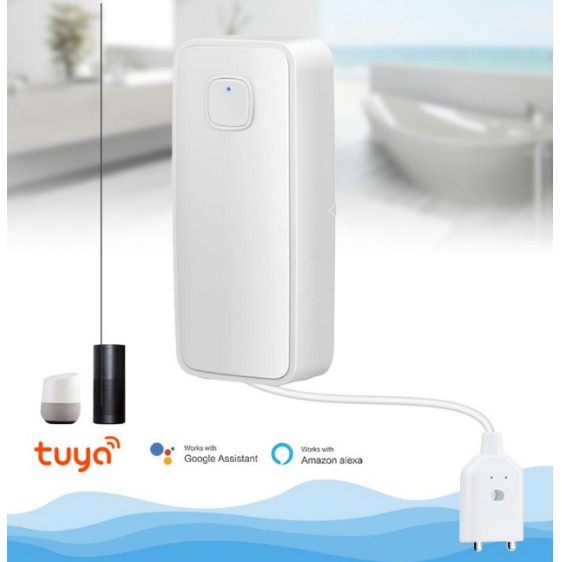 Cảm Biến Báo Động Tràn Nước Wifi- Có dây sạc USB- cảm biến tuya wifi- cảm biến nước