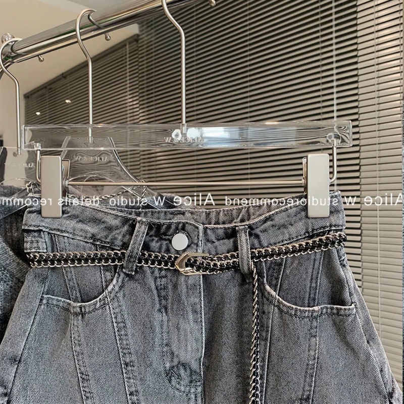 Quần Đùi Jeans Lưng Cao Phong Cách Retro Mẫu Mới Thời Trang Cho Nữ