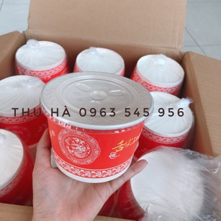 50 bát giấy 800ml đựng cháo,mì cay, đồ ăn ( kèm nắp