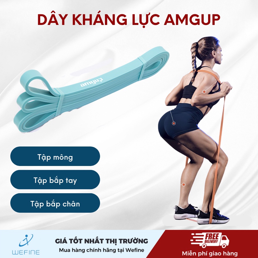 DÂY KHÁNG LỰC, DÂY TRỢ LỰC TẬP GYM, TẬP THỂ DỤC TOÀN THÂN AMGUP