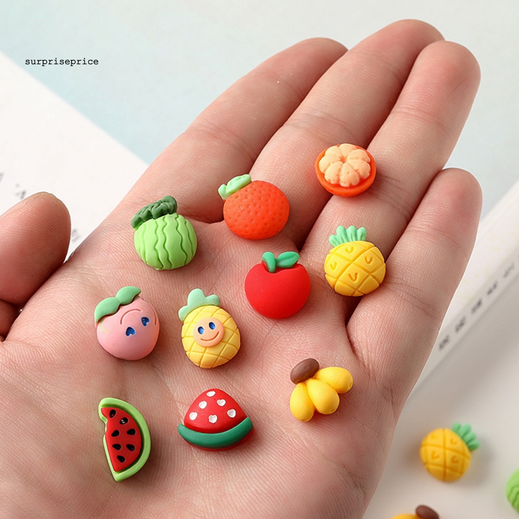 Set 10 Kẹp Tóc Hình Trái Cây Hoạt Hình Đáng Yêu