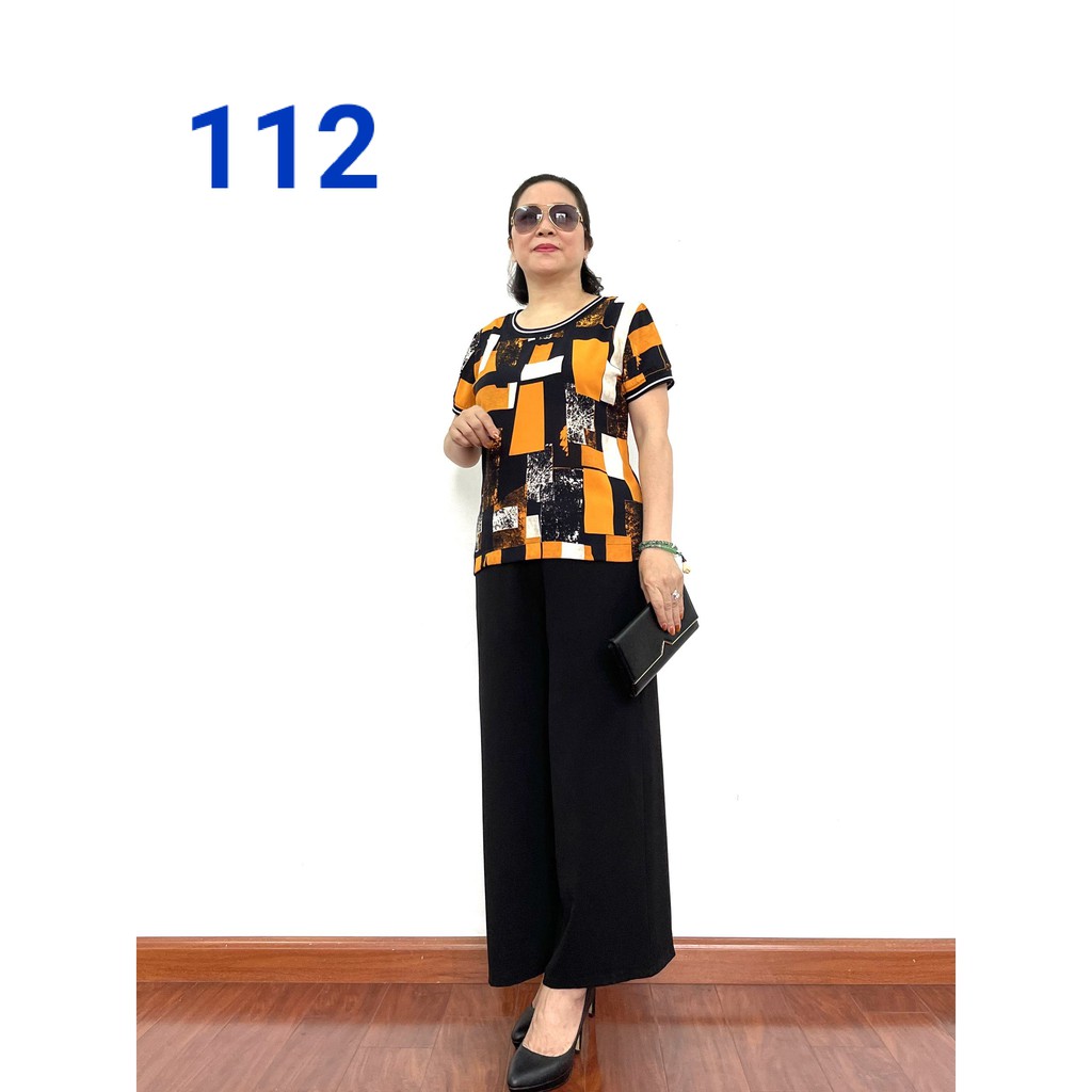 [Xả Hàng] Áo trung niên - Chất liệu lụa min ( mặt sau cotton) cao cấp dành cho phụ nữ tuổi trung niên 2021 - Laddy Store