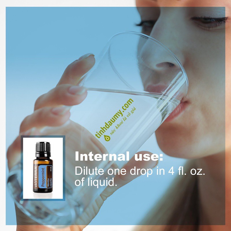 Tinh Dầu Bạc Hà Pepermint Tinh Dầu Nguyên Chất doTERRA USA - doTERRA Essential Oil - Pepermint Oil 15ml
