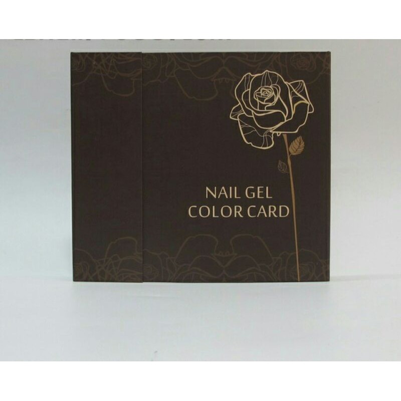 sổ bảng màu móng sơn 120 ô