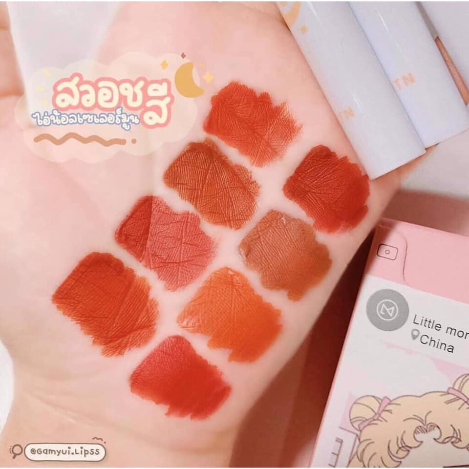 Set Son 8 Cây WETN Cô Gái Meyoco Retro Matte Liquid thủy thủ mặt trăng | BigBuy360 - bigbuy360.vn
