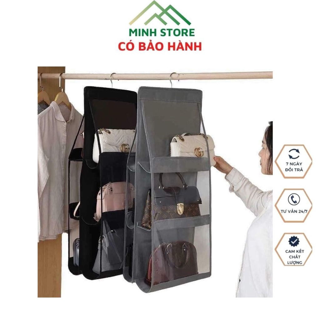 Túi Treo 6 Ngăn Đa Năng Cao Cấp Bảo Quản Túi Xách Đeo Chéo Túi Ví Nam Nữ