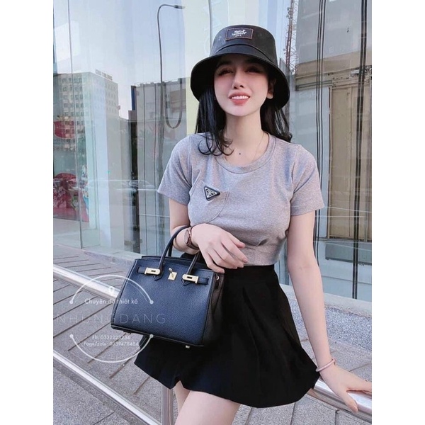 Áo Thun Nữ FREESHIP Áo Phông Nữ Panda Cổ Tròn Túi Ngực Chất Cotton Đẹp Siêu Mát Freesize Form vừa mã A32