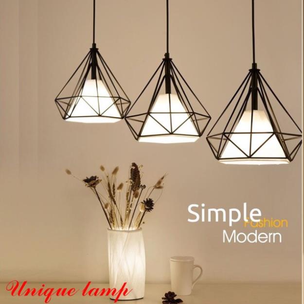 COMBO 3 đèn thả KIM CƯƠNG SIZE 25CM