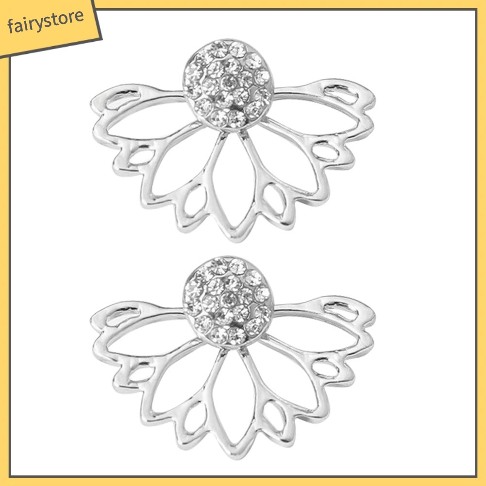 Bông Tai Đính Đá Lấp Lánh Thời Trang Cho Nữ