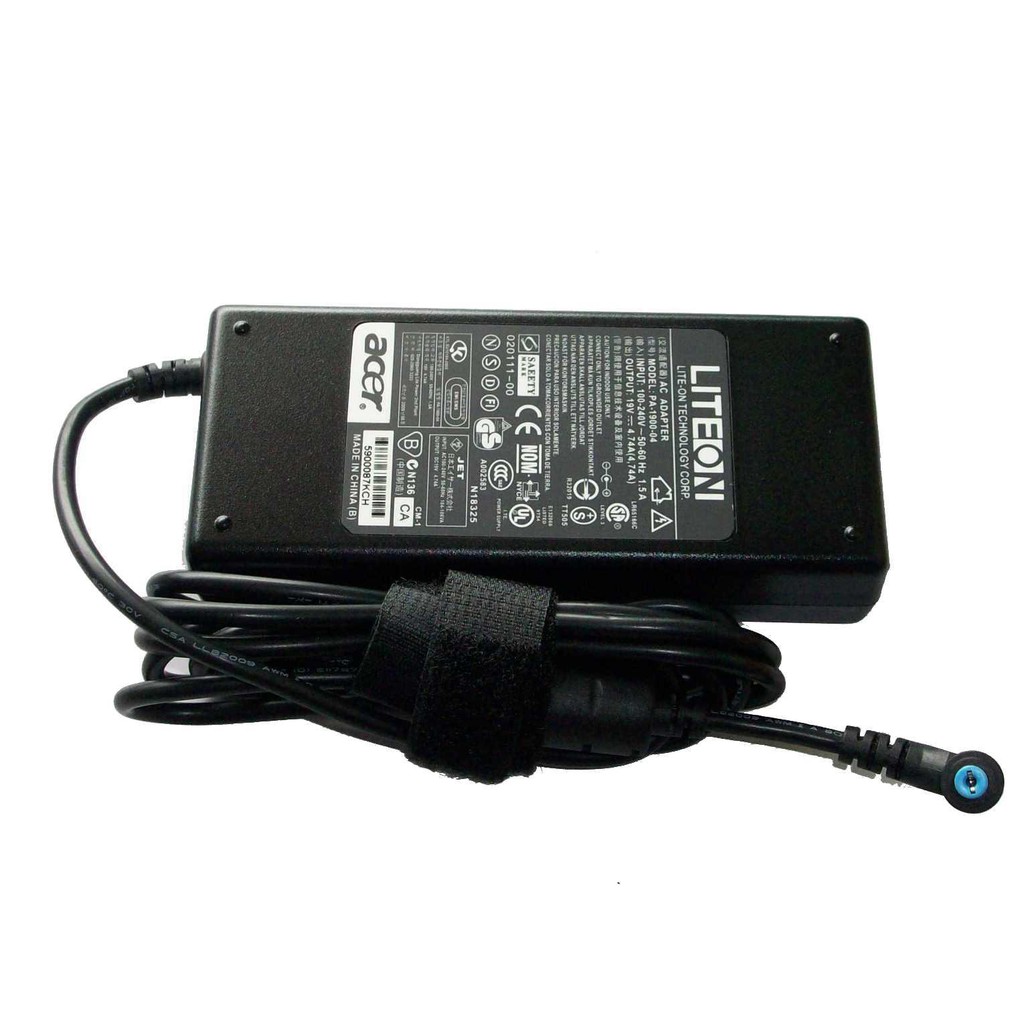 (ADAPTER) SẠC LAPTOP ACER 19V-4.74A (90W) kích thước đầu ghim (5.5 x 1.7 mm)