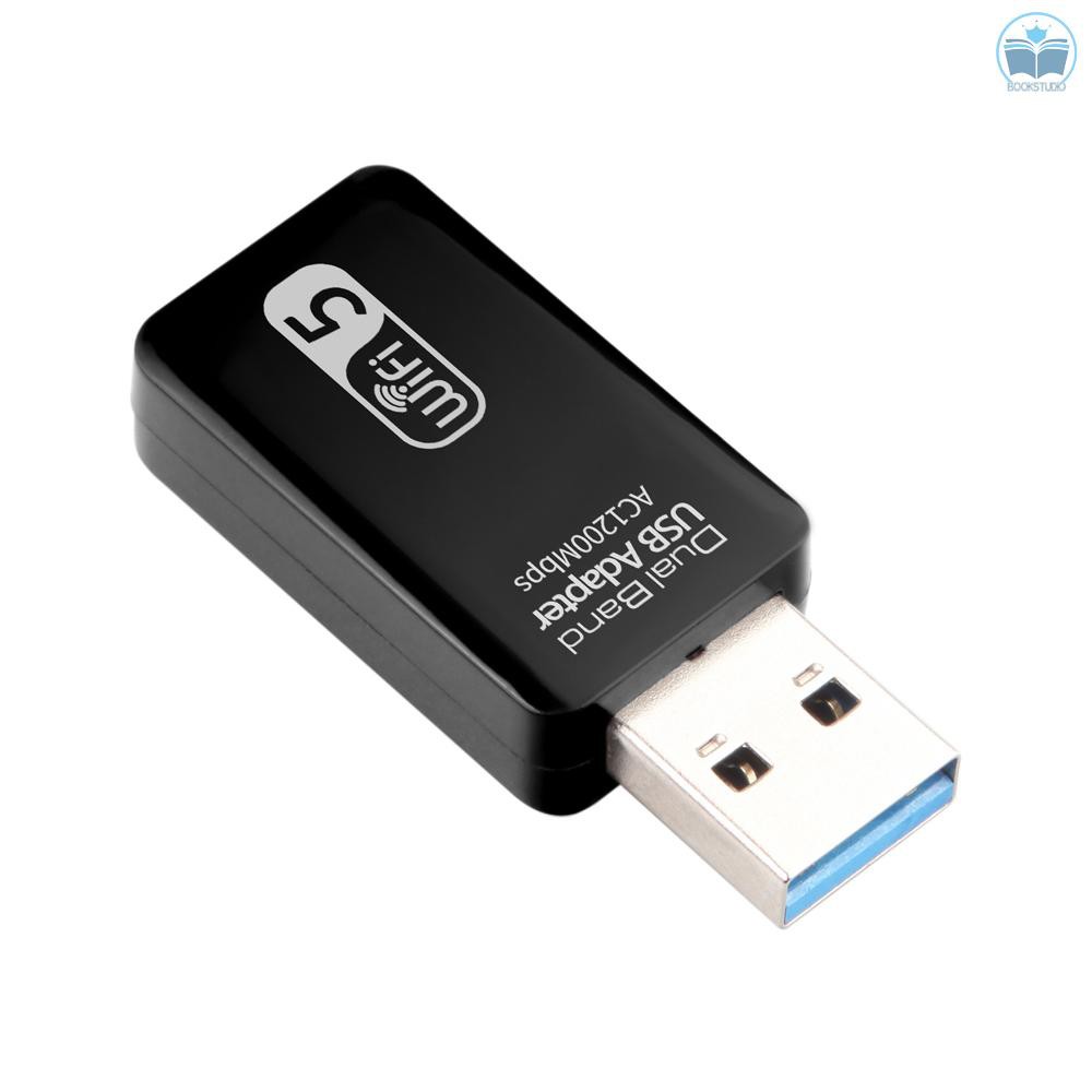 Usb Adapter Ac1200 Băng Tần Kép Usb3.0 Wifi Adapter 2.4ghz / 5.0ghz Ethernet 802.11ac Cho Laptop Desktop Pc | BigBuy360 - bigbuy360.vn