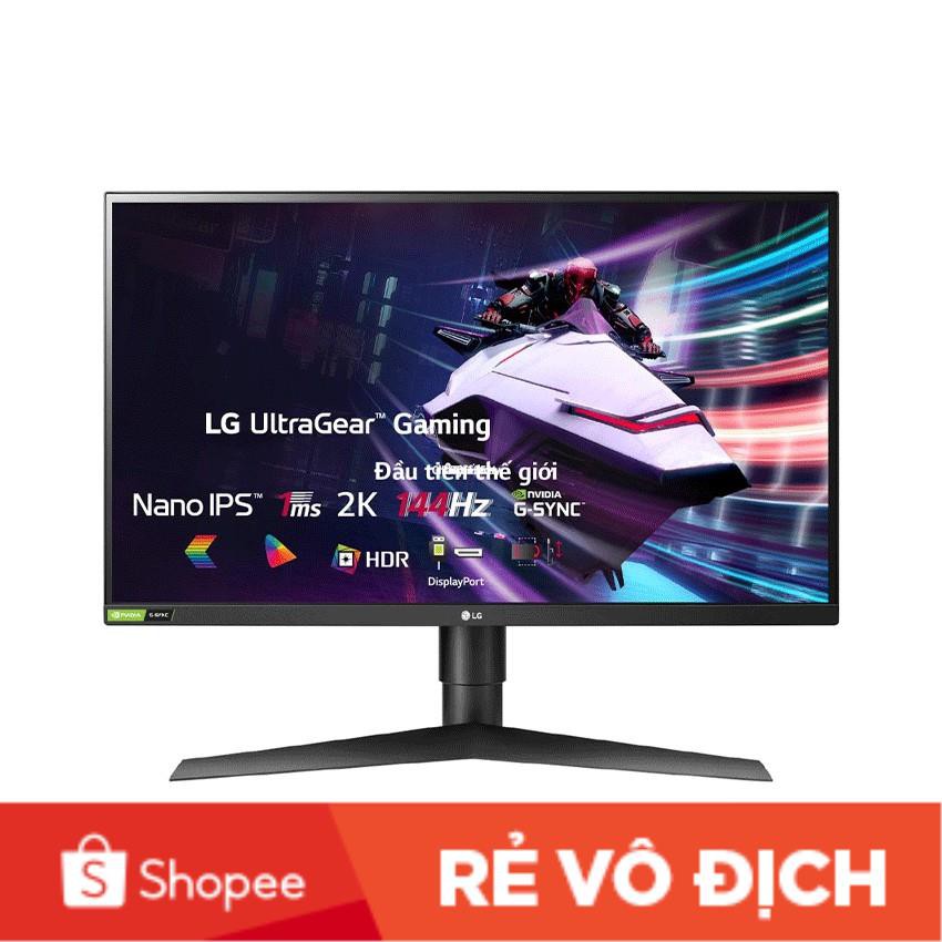 Màn hình máy tính LG 27" IPS Nano Gaming (144hz, 1ms, HDR) 27GL850 - Hàng Chính Hãng