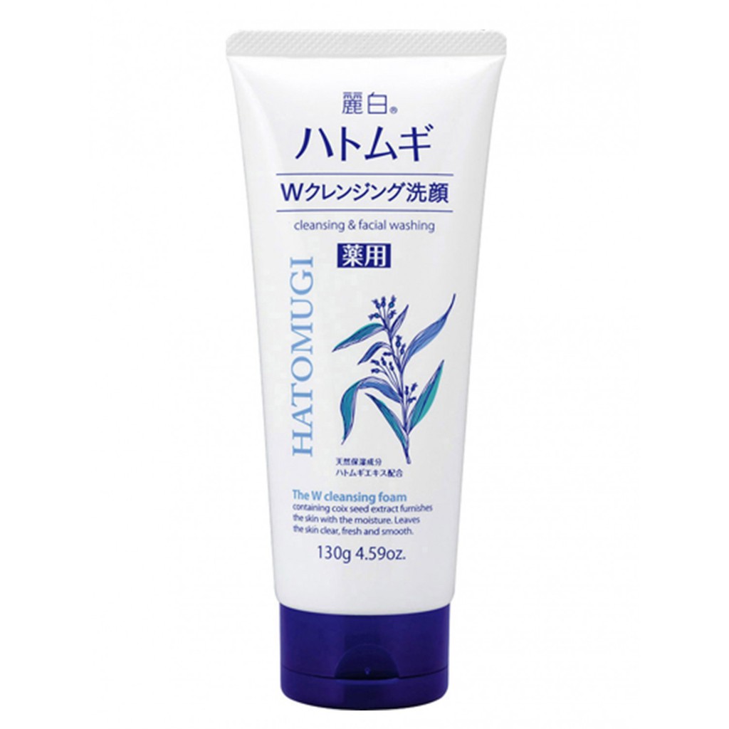 [130g] Sữa rửa mặt trắng da Hatomugi 130g