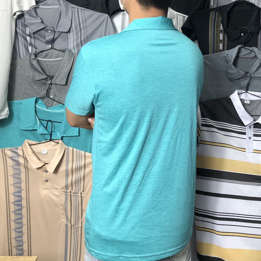 COMBO 4 Áo thun nam trung niên cotton lạnh tay ngắn polo trơn form rộng cổ trụ - Xưởng sỉ Toàn Phát | BigBuy360 - bigbuy360.vn
