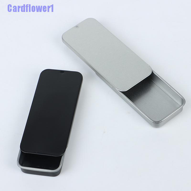 Hộp Thiếc Mini Đựng Thuốc / Trang Sức Di Động Có Dép
