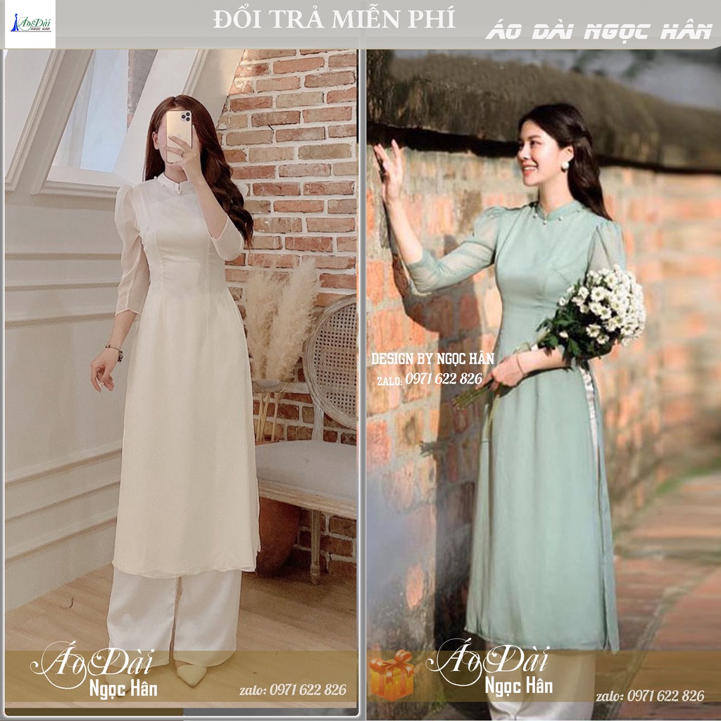 Áo dài cách tân nữ tay bồng  A01