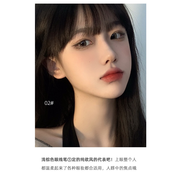 Bút Kẻ Mắt gel Màu Đen / Đỏ Rượu Mượt Mà Không Gây Choáng