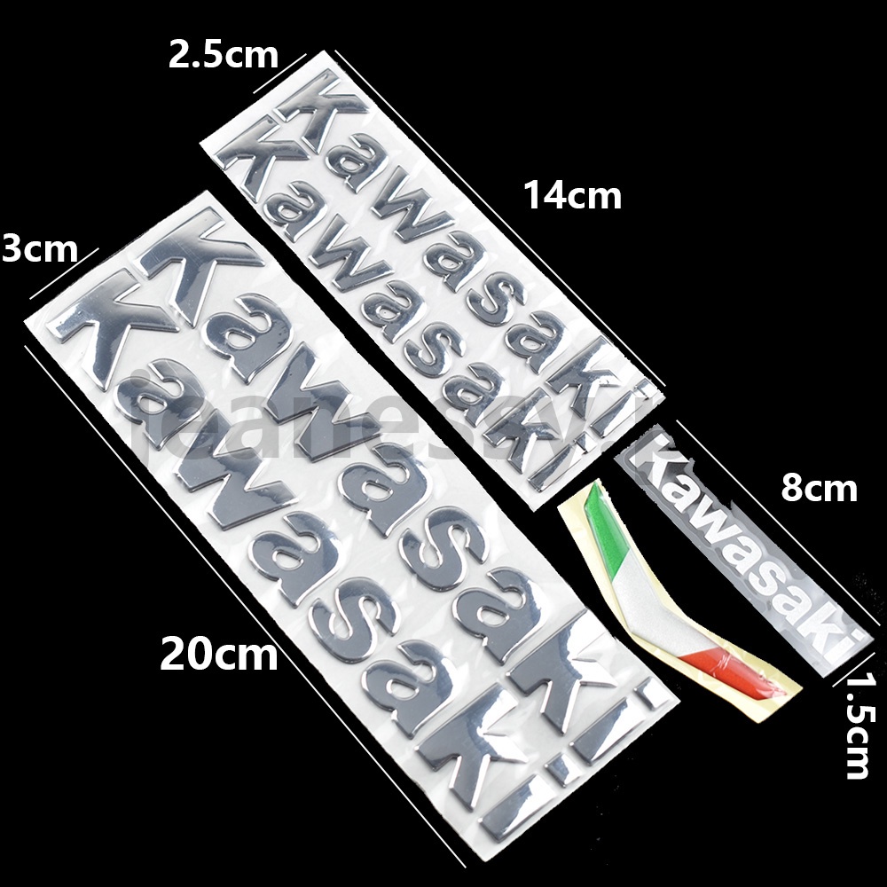 Logo Dán Trang Trí Bình Xăng Xe Mô Tô kawasaki ninja z800 z1000 z1200