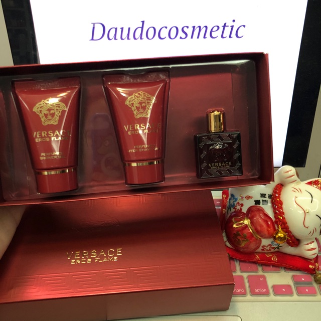 [ set mini ] Nước hoa Versace Eros Flame EDP 5ml