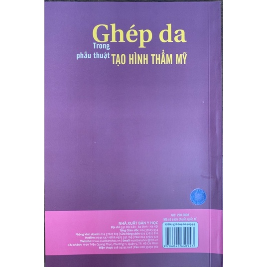 Sách - Ghép da trong phẫu thuật tạo hình thẩm mỹ