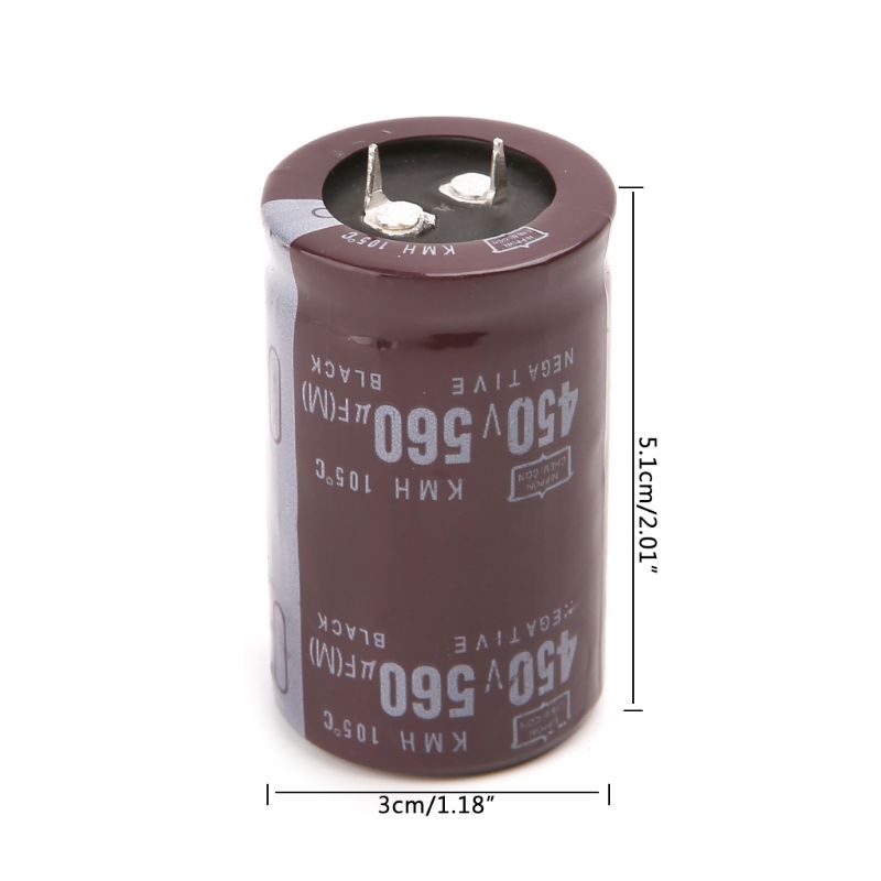 Tụ Điện 450V 560uF 35x50 Bằng Nhôm Cứng Chuyên Dụng Cho Thợ Hàn Điện