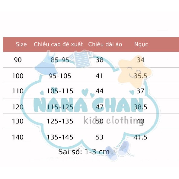 [A179]Áo phông hoạt hình cho bé sz 90-140