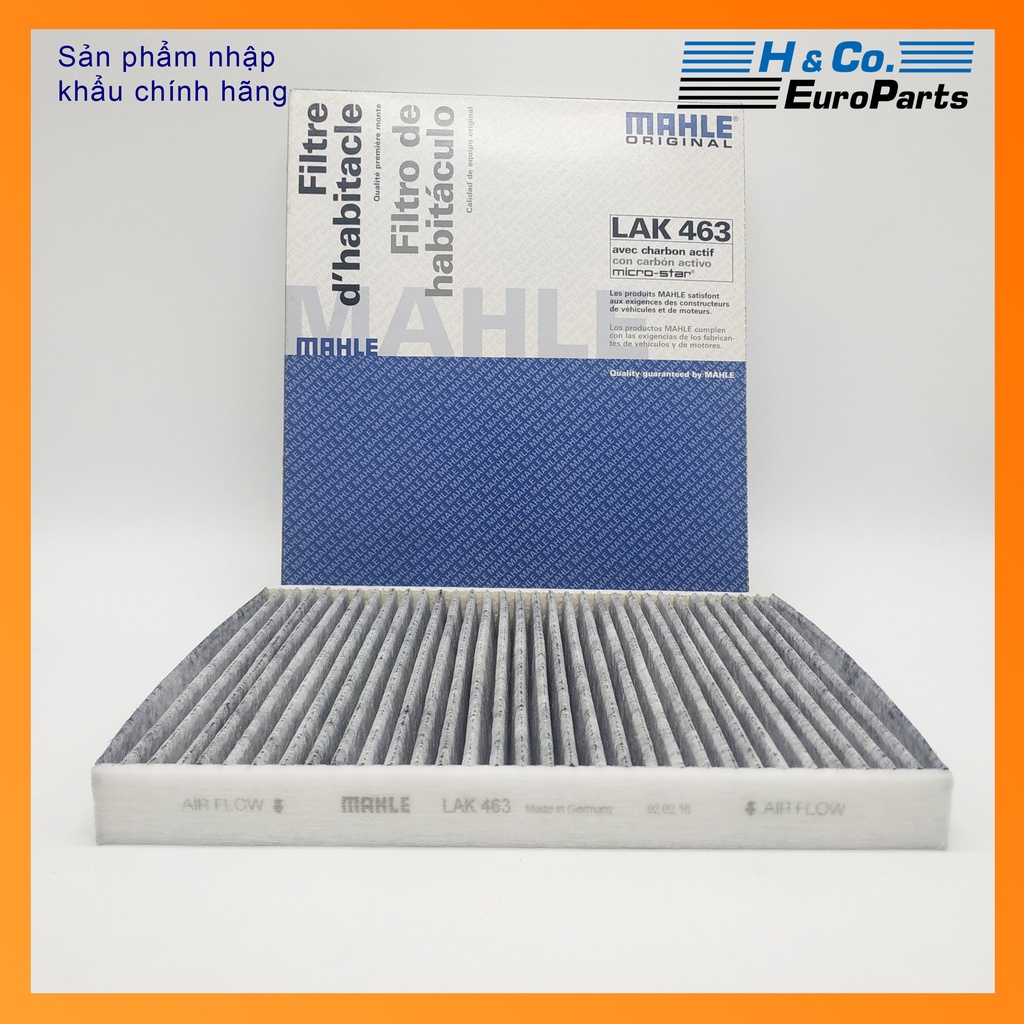 Lọc gió điều hòa cacbon cho xe Ford Fiesta, EcoSport, Puma, Transit, Tourneo Courier, B-Max. Hãng MAHLE từ ĐỨC, LAK463