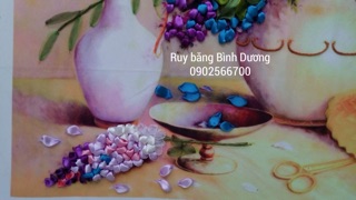 Tranh thêu ruy băng