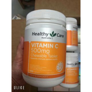 Kẹo vitamin c healthy care 500v úc