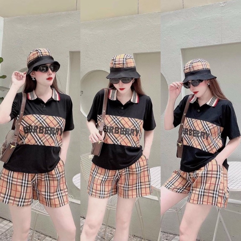 BỘ SHORT THUN COTTON PHỐI THUN LẠNH KÈM ẢNH CHỤP THẬT
