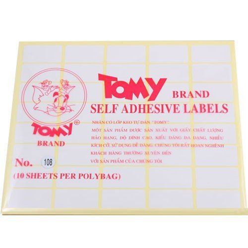 Giấy Decal Tommy khổ A5 (có nhiều mã từ No.100 đến No.124)