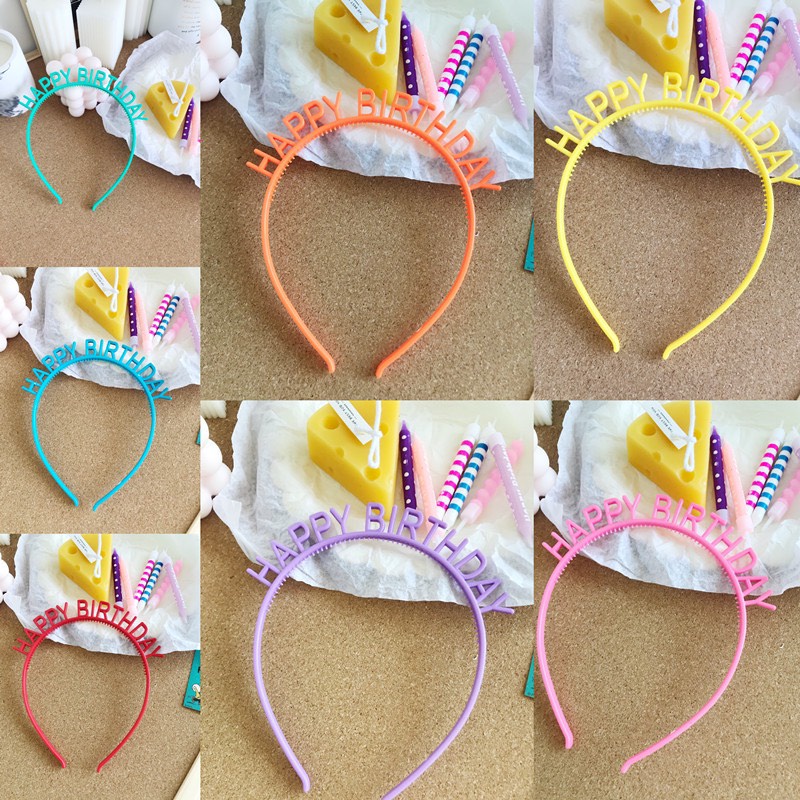 Bờm Nhựa HAPPY BIRTHDAY Sinh Nhật Free Size