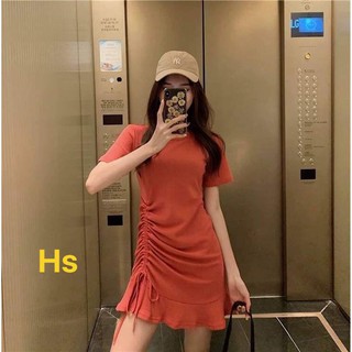 Váy Liền Thân Rúm Eo Siêu sexy