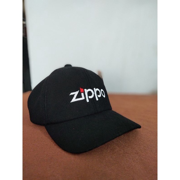 Mũ nón lưỡi trai thêu ZIPPO sành điệu phong cách thời trang nỉ