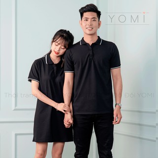 Váy áo đôi polo dáng suông, mẫu đồ đôi đơn giản cho các cặp đôi