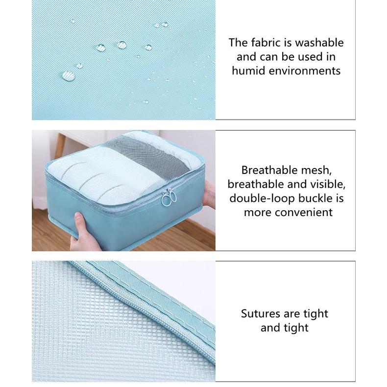 Túi Đựng Đồ Du Lịch Bằng Polyester Chống Thấm Nước Nhiều Kích Cỡ Tiện Dụng