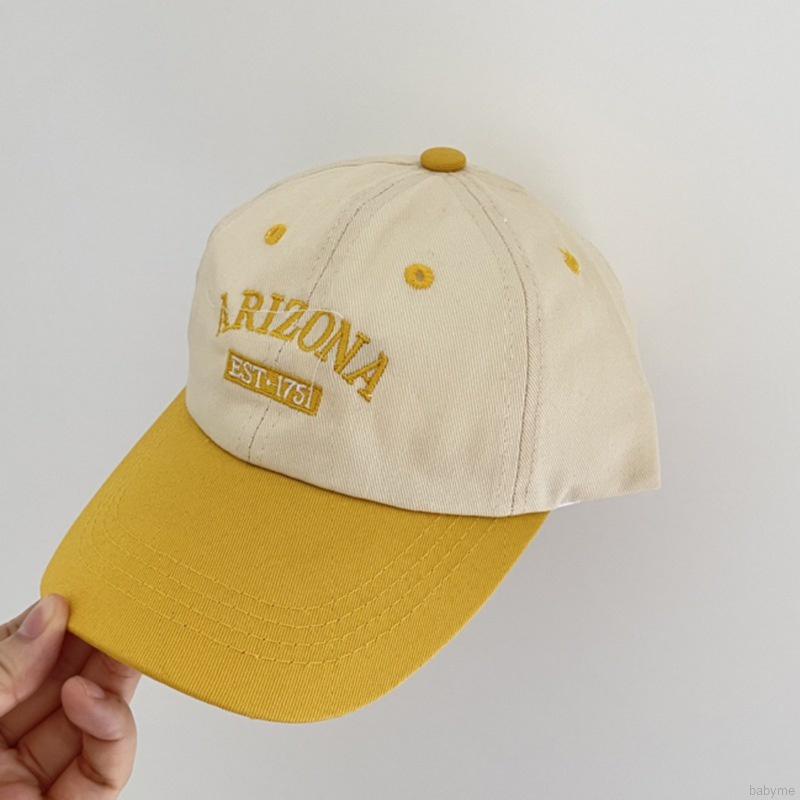 Mũ lưỡi trai thêu chữ nhiều màu hợp thời trang cho trẻ nhỏ