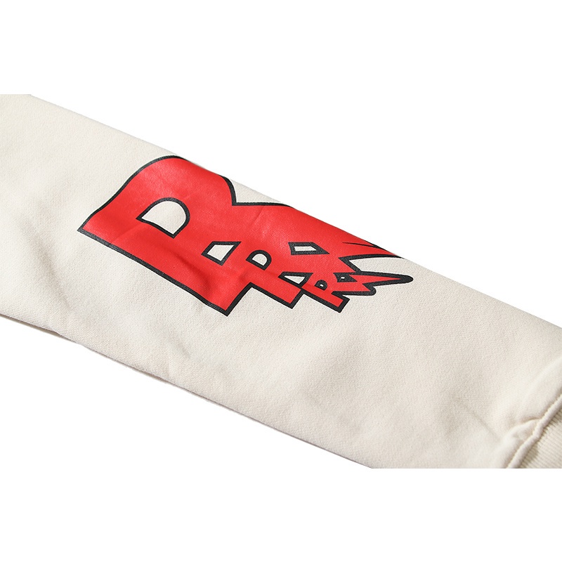 Hàng Bán Chạy RRR123 Áo Sweater Cotton Cổ Tròn Tay Dài In Phác Thảo Diper Wash Diper Unisex