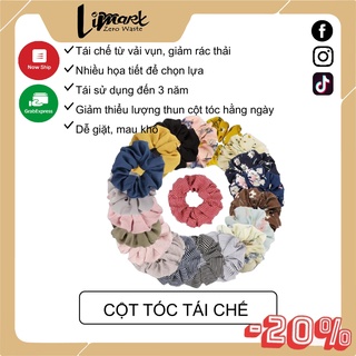 Cột tóc scrunchies tái chế (màu ngẫu nhiên) Limart